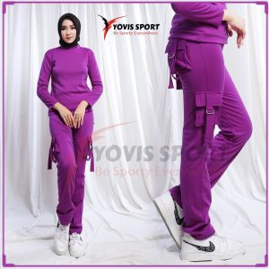 celana pajana wanita kargo k4 yovis sport celana olah raga kargo aerobic celana senam sepeda gym fitnes terlaris