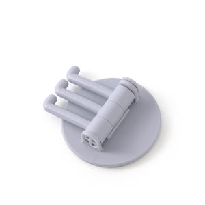 Móc treo đồ dán tường 3 nhánh xoay 180 độ tiện dụng - Aeneas Shop
