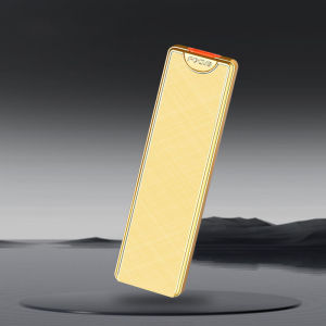 Bật Lửa Điện Thanh Trượt Nhỏ Gọn Độc Đáo Tặng Kèm Hộp Và Cáp Sạc