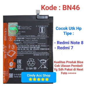 Baterai Xiaomi 100% New For Redmi 7 Redmi Note 8 BN46 Batre BN46 Battery