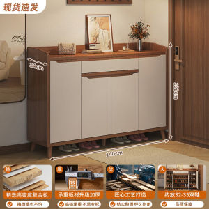 鞋柜家用门口收纳柜一体靠墙入户门玄关超大容量多层2025鞋架