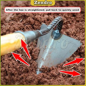 ZEO Agricultural Triangle Hoe Multifunctional Weeding Hoe Vegetable Planting