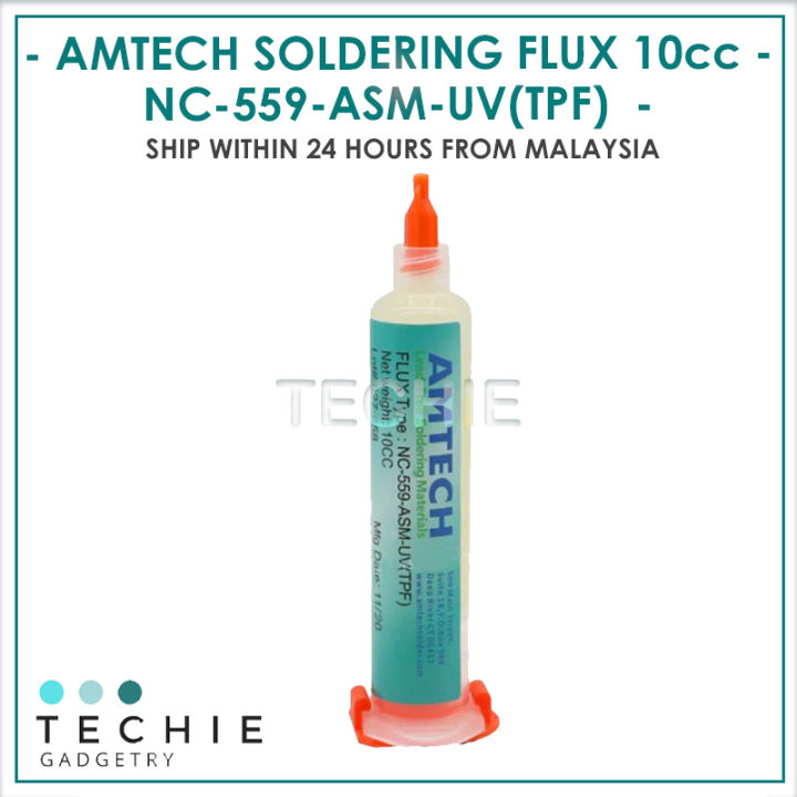 AMTECH NC-559-ASM-UV(TPF) SOLDER PASTE FLUX TPF NO-CLEAN TACKY BGA ...