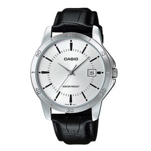 CASIO ORIGINAL - CASIO MTP-V004L-7A - MEN - Hitam - Kulit - Jam dunia JD19ST # Jam Tangan Pria Cowok Anti Air Digital Analog + CASIO MTP V004L 7A MTP-V004L V 004 L MTPV004 MTP-V004 MTPV004L MTP-004 V004 $ WR0 STK SD7 HT7
