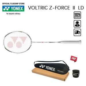 YONEX VOLTRIC Z FORCE II แบดมินตันสีขาวเต็มคาร์บอนเดี่ยว 4U 25-30Lbs 83g ผลิตในญี่ปุ่น