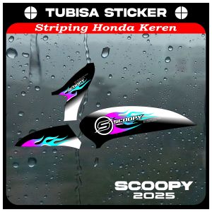 (COD)Sticker Striping Motor Scoopy New Gen 6 2024-2025 (TBS.05)Stiker Scoopy Motif keren