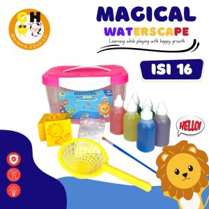 Magical Waterscape (Paket 16) Mainan Edukasi Gel Cetakan Jelly Air Ajaib DIY Montessori
