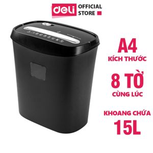 Máy Hủy Tài Liệu Cao Cấp Deli Chính Hãng - Phù Hợp Cho Bảo Mật Giấy Tờ Trong Doanh Nghiệp Văn Phòng Nhà Trường - E9947
