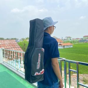 Tas Pancing Ransel Jumbo Tsurikami - Muat 3-4 Set Joran Pancing Tahan Air | 80cm - 120cm bahan D600