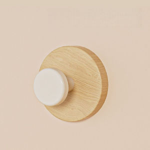 Buy 1 get 1 Wood Grain Suction Hook Strong Adhesive Wall Hook Bathroom Kitchen No Drill Holder | Stylish Suction Door Adhesive Hooks Strong Load Bearing No-Drill No-Trace