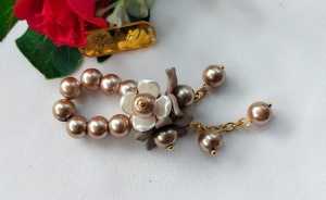 Hijabnur 1 - Cincin Hijab - Ring Hijab Bunga Handmade