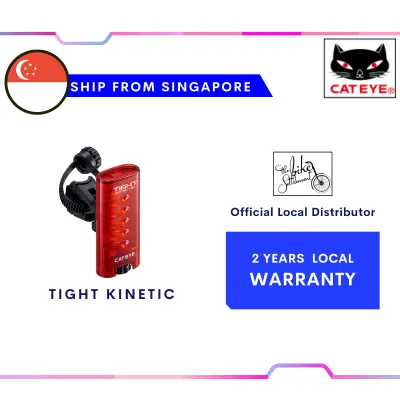 Cateye Tight Kinetic TL-LD180K Bicycle Rear Light with Brake Mode