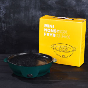Chảo Nướng Điện Chống Dính Mini 26cm Chiên Xào 2 Nấc Nhanh Chậm Ngắt Điện An Toàn Công Suất Lớn Nóng Nhanh Không Khói