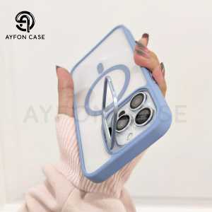 LILON CASE BRACKET MAGNETIC MAGSAFE FOR IPHONE 13 13PRO 13PROMAX 14 14PRO 14PROMAX 15 15PRO 15PROMAX CASING LENS CAMERA PROTECTOR - AYFONE CASE AF-026