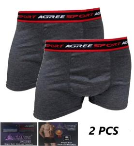 PADIe - 2 PCS (1 BOX) Celana Dalam / CD Pria Boxer AGREE BOXER no. 6603 Multi Colour /sempak/underwear Laki-laki
