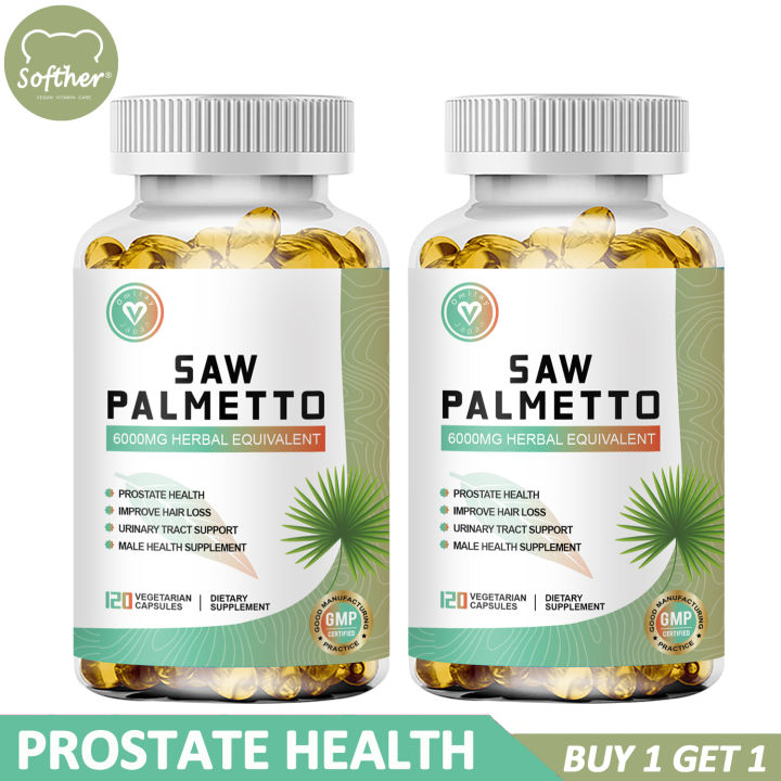 Picture Idea: Softher Saw Palmetto Capsules Support Hair Growth Reduce Hair Loss