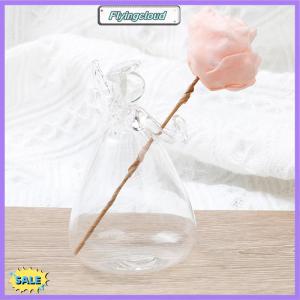 Follow Get New[FlyingC] 1Pc Angel Shaped Transparent Flower Vase Hanging Plant Vase Garden Decor