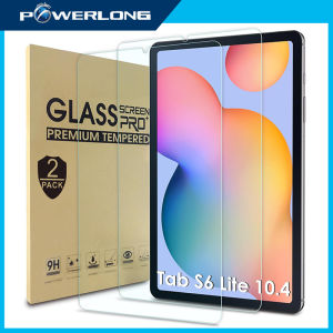 Powerlong PH 2 Pack Screen Protector for Samsung Galaxy Tab S6 Lite 10.4" 2024/2022/2020 Tempered Glass HD Clear Film for Samsung Tablet Galaxy Tab S6 Lite 10.4 inch P620/P625/P613