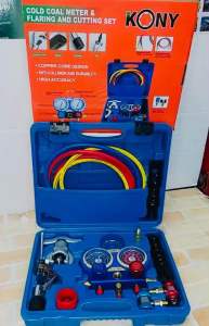 KONY เกจ์ชาร์จน้ำยาแอร์พร้อมชุดบานแฟร์ ชูดีกว่าเครื่องปรุงแบบธรรมชาติ ชุดเดียวใช้ได้ทั้งแอร์บ้านและแอร์รถยนต์