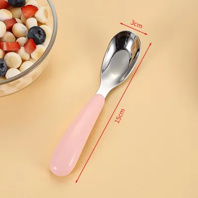 Est Sendok Stainless Steel Sendok Nasi Anak Sendok Sup Rumah Tangga Sendok Makanan Bayi COD