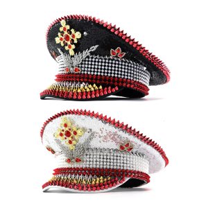 Mũ thời trang lễ hội âm nhạc hợp thời trang cho lễ kỷ niệm Rave và bachelorette lấp lánh cô dâu mũ đính sequin