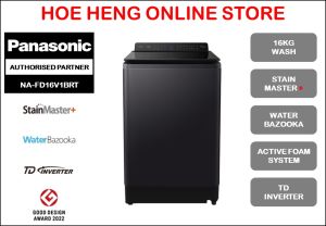 PANASONIC 16kg NA-FD16V1BRT Top Load Washing Machine for Special Stain Care