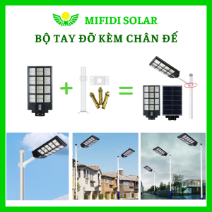Đèn Đường năng lượng mặt trời cao cấp Mifidi liền thể 1200W - 1000W - 500W Có radar cảm biến sáng trên 12h -  BH VIP MIỄN PHÍ 2 năm tận nhà