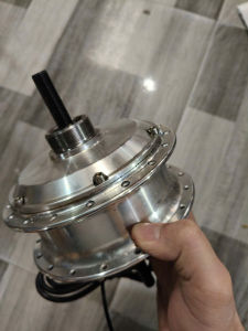Động cơ 24--36-48v chuyên lắp bánh sau xe đạp thành xe điện động cơ thay thế cho xe đạp điện chế xe đạp điện