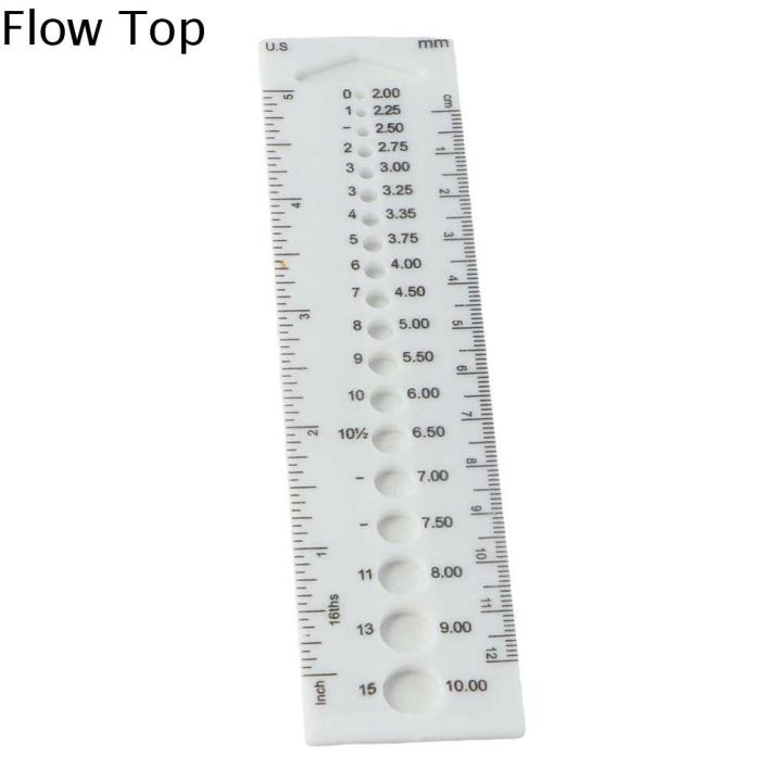 FLOW TOP 2.0mm-10.0mm cm Craft For Knitting s DIY Measure Ruler Sewing ...