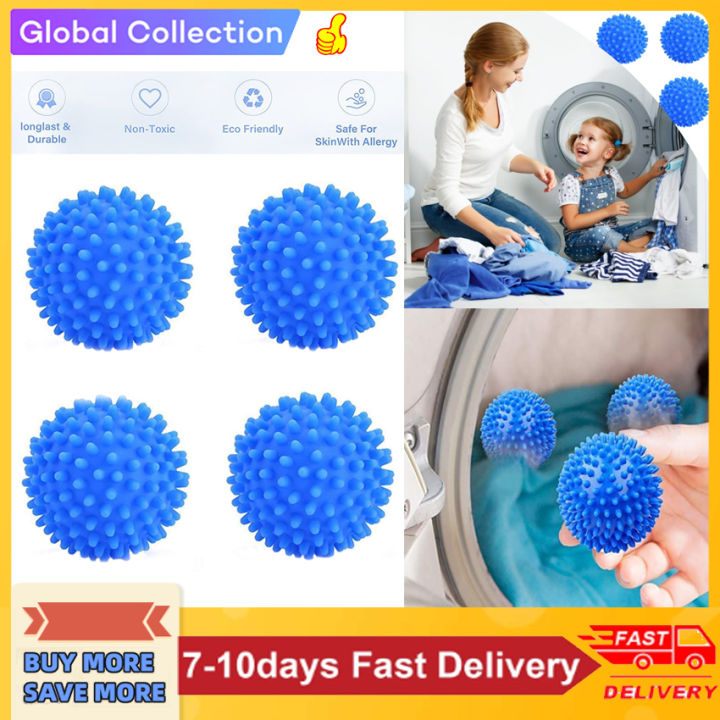 4 Dry Clothes Balls, Perfume Dry Clothes Balls, Tumble Dryer Clothes