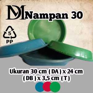 Nampan 30 elegan bahan tebal multi fungsi  dimensi 30 cm