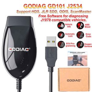 GODIAG GD101 J2534 Diagnostic Cable Support J2534 & ELM327 Diagnose J1979 for Toyota/ Honda Acura/ ODIS/ Ford Mazda