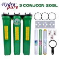 2/3/4 Stage 20 inch Deep Well Water Filter housing Complete Set with Free Filter 20x2.75 inch. 