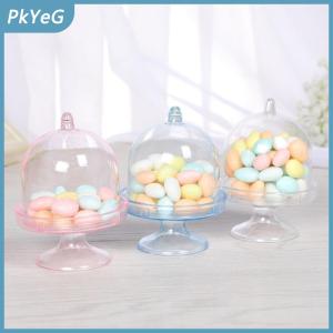 PkYeG Transparent Plastic Tray Candy Box DIY Wedding Candy Box Baby Shower Gift Box