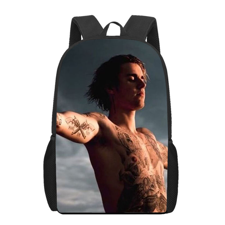 Justin Bieber Backpack Women Men Backpacks Children Shoulder Bag School Bags Back Pack For Teenager Girls Boys Book Bag Female Lazada PH