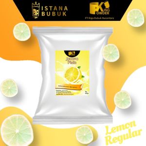 Bubuk Minuman Reguler Plain Rasa Lemon Powder Drink Reguler Lemon