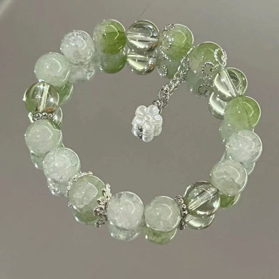 Freesia lemon bracelet, fairy whitening green flower bracelet, girlfriend student bracelet