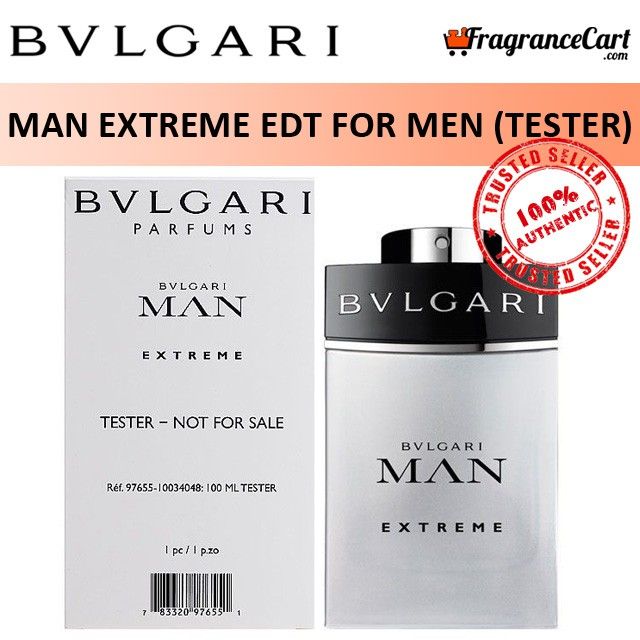 Bvlgari Man Extreme EDT for Men (100ml Tester) Bulgari Eau de