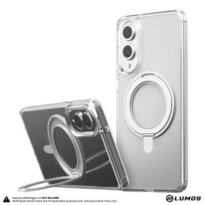 Araree Duple M Stand Case for Samsung Galaxy S25 Edge – Clear Protection with Magnetic Charging & 360° Kickstand