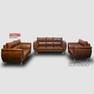 Sofa Set 321 - ARIZONA (sofa set bisa satuan minimalis sandaran dacron empuk)