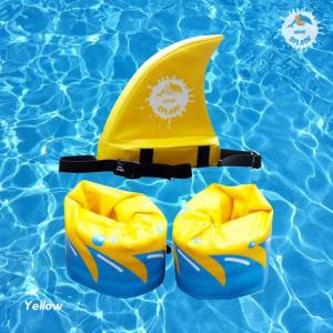 Pelampung Renang ANAK Shark Fin + Set Lengan KIDDIE SPLASH Original Busa Renang Anti Bocor