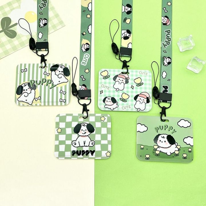 APPLED Kawaii Students Cute Credit ID Card Cover Bus Card Holders Dog ...