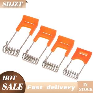 SDJZT 10PCS Steel Springs Metal Clamps For Led Downlight Panel Light Ceiling Light Spring Circlip With Rubber Sleeve Lighting
