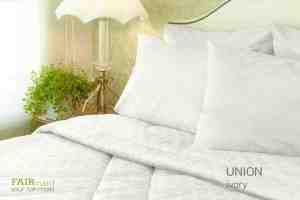 FAIRmaid ชุดผ้าปูที่นอนรัดมุม+ปลอกหมอนหนุน ลาย Union ที่นอน 6 ฟุต / 5 ฟุต / 3.5 ฟุต (ผ้าปู ปลอกหมอน)