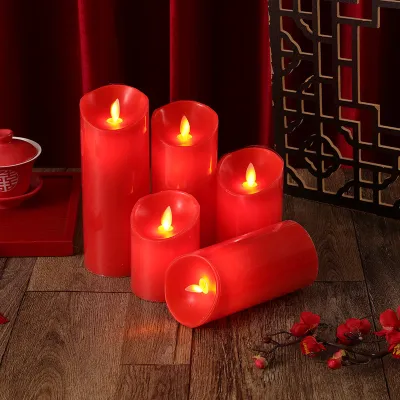[ Hàng chất lượng ] Nến điện tử để bàn thờ cúng trang trí tiệc tim lắc lung linh như thật nhiều size – Đức Hiếu Shop