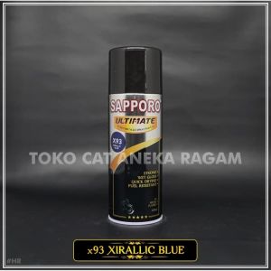 Sapporo Ultimate X93 Xirallic Blue / Sapporo Ultimate / Cat Semprot / Cat Aerosol Terbaik / Sapporo Spray / Sapporo