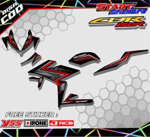 STRIPING VARIASI HONDA CBR 150 R / STIKER LIST MOTOR HONDA CBR 150 R