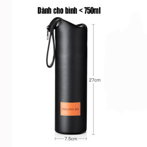 Túi đựng bình giữ nhiệt da Pu cao cấp dành cho bình 350ml 500ml 750ml