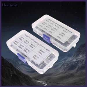 [Heartsbat] 400 800PCS 1 Set M2 Black Self Tapping Screw Assortment Kit Locking Screws And Wood Screws