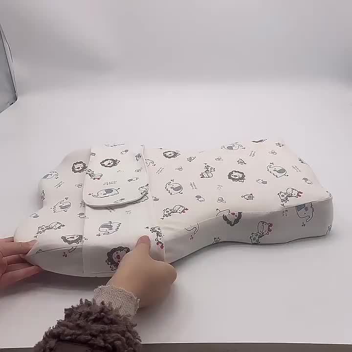 LZD Memory Foam Baby Mattress Bear Vomit Milk Pad Feeding Triangle Ramp